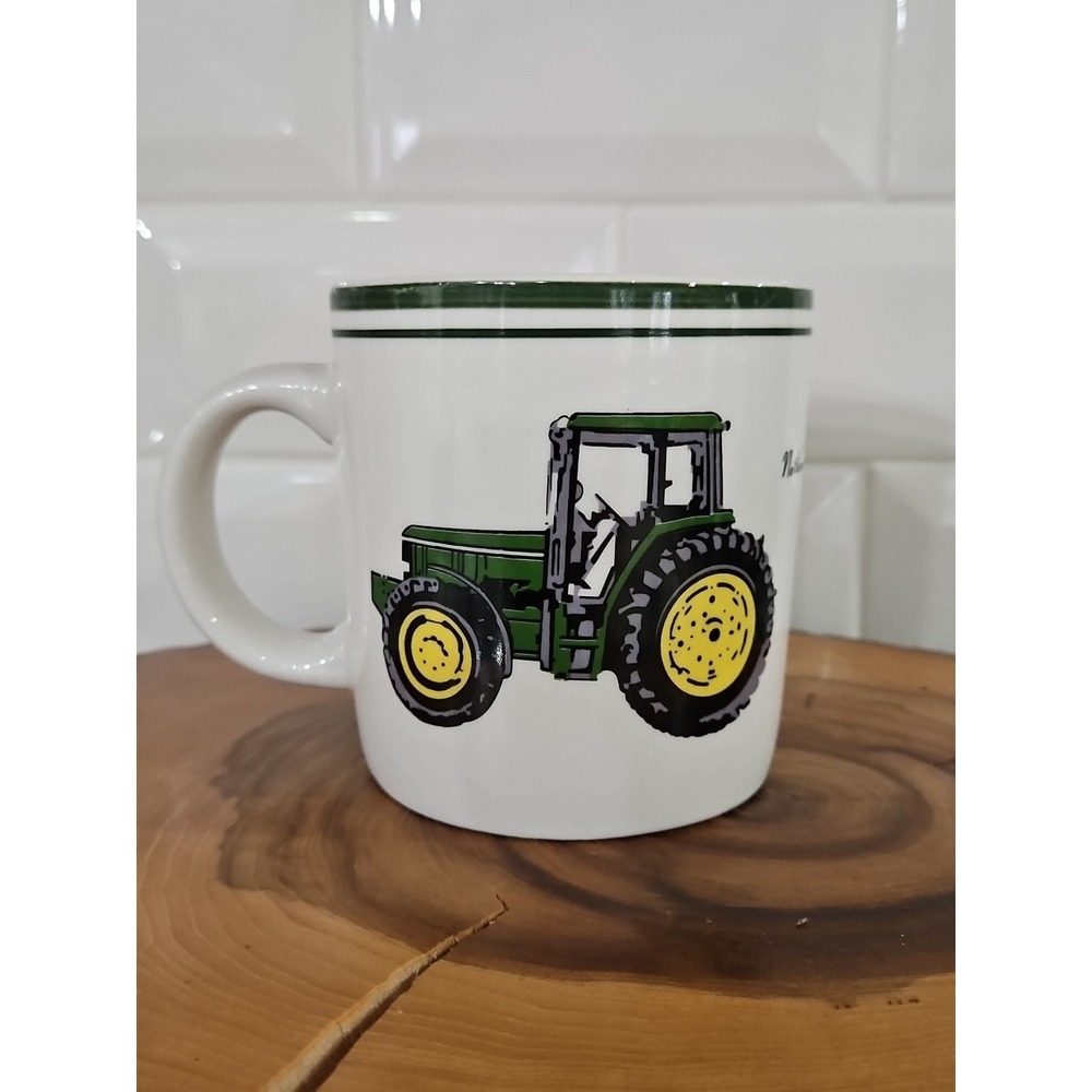 John Deere Coffee Mug "Nothing Runs Like A Deere Tractor Cup"  Gibson VTG